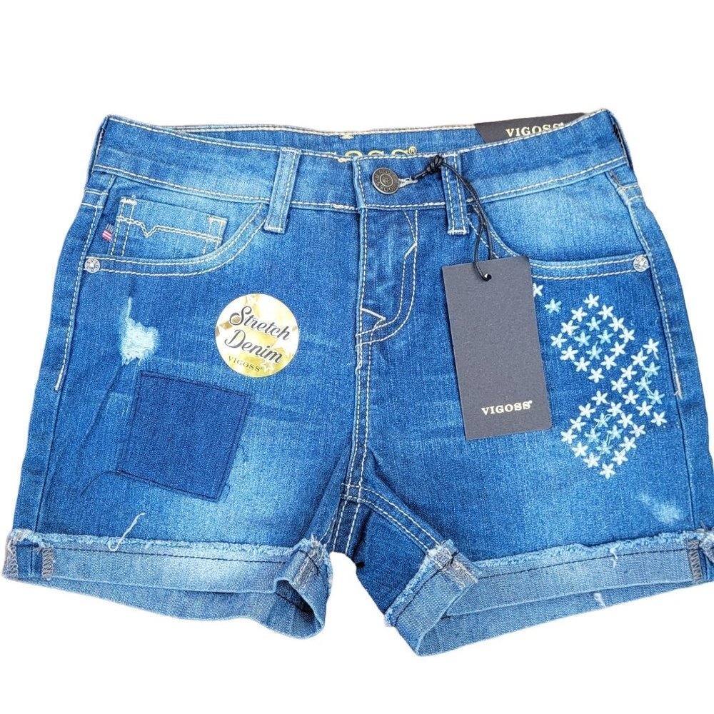 Girl Vigoss Denim Shorts Sz 7
